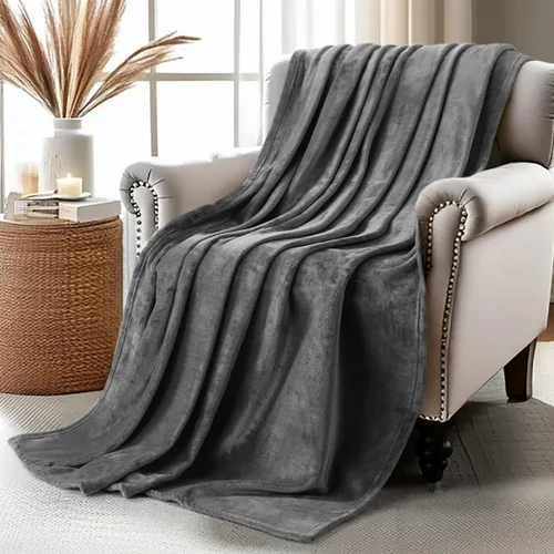 Vista 31 de Utopia Bedding Manta de forro polar negro, tamaño individual, ligera, mullida, suave, antiestática de microfibra (60 x 80 pulgadas)