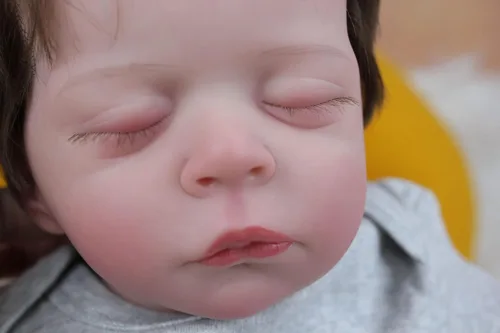 Vista 3 de 50 CM 3D Pintura Piel Suave Silicona Bebé Reborn Muñeca Niño Como Real Dormir Recién Nacido Vivo para Niña Regalo Arte Bebe Vestir Juguete