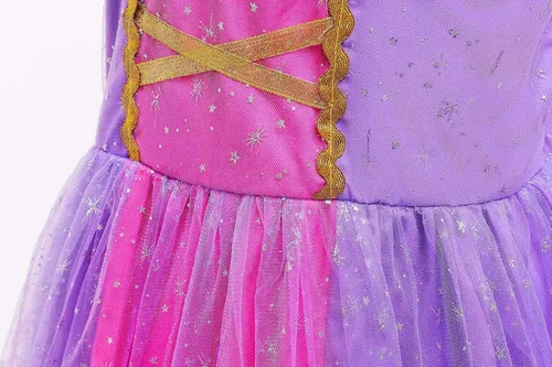 Vista 6 de GC Disfraz de princesa para niñas pequeñas disfraz de fiesta de cumpleaños cosplay