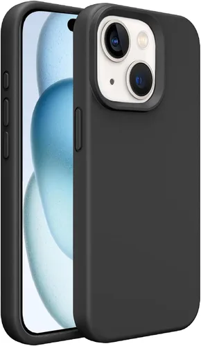 Vista 84 de Funda de silicona prémium para iPhone SE/8/7, con forro de microfibra suave antiarañazos, a prueba de golpes, color negro, iPhone SE/8/7