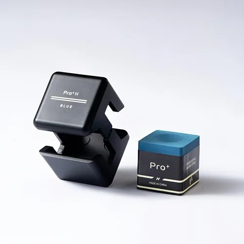 Vista 11 de TP Pro+ TurningPoint - Tiza profesional para billar con soporte de aluminio, disponible en azul y verde
