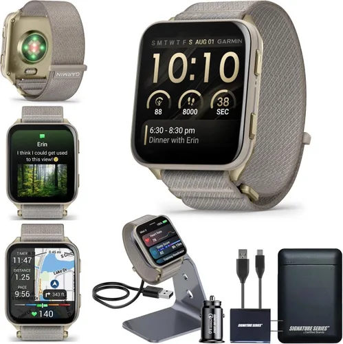 Vista 12 de Garmin Venu X1 - Reloj inteligente GPS delgado y ligero, color negro, pantalla AMOLED, funciones avanzadas de salud y fitness, seguimiento