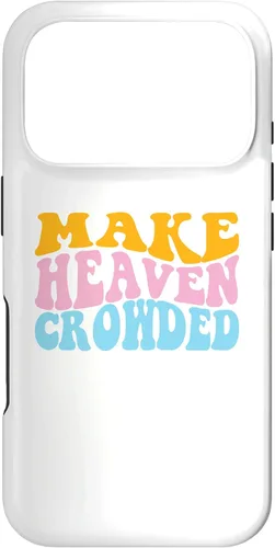 Vista 30 de Make Heaven Crowded Evangelical Christian Case for iPhone 17
