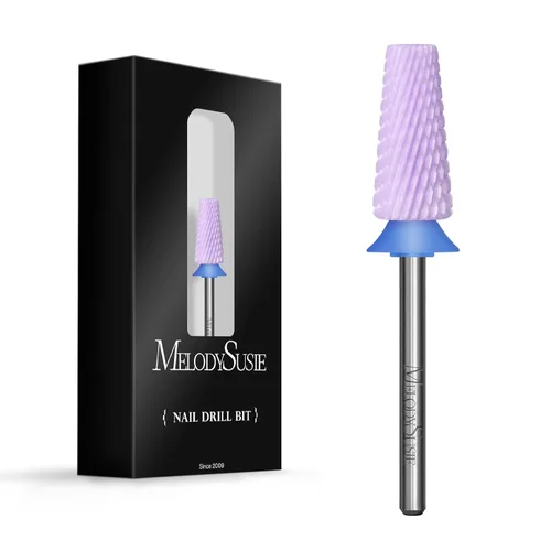Vista 15 de MelodySusie Brocas de uñas 5 en 1, brocas de cerámica de corte cruzado de 3/32 pulgadas, adecuadas para manicura, pedicura, cutícula, esmalte