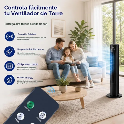 Vista 2 de ZWP Mando a Distancia de Repuesto para Ventilador de Torre Digital Holmes 36" 32510021