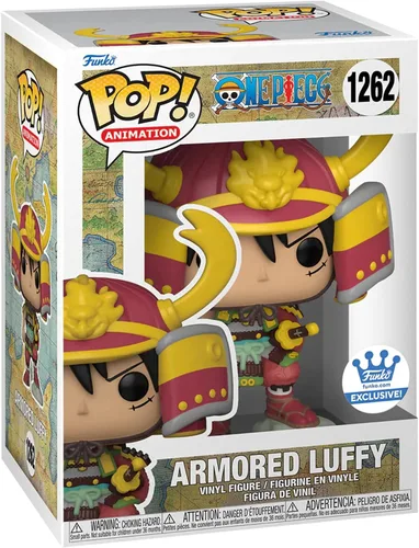 Vista 2 de Funko Pop! Animation: One Piece - Figura blindada de Luffy (exclusivo de Funko Shop)