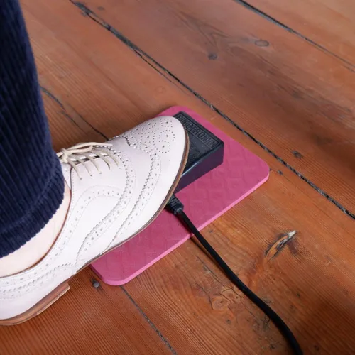 Vista 8 de Madam Sew Alfombrilla antideslizante para pedal de máquina de coser, alfombrilla de coser que reduce la vibración con goma antideslizante que