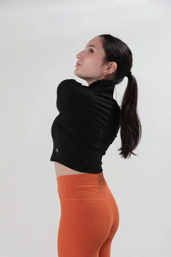 Vista 5 de Anna - Leggings deportivos para mujer de 25 pulgadas, con cintura alta cruzada, para gimnasio, yoga, atletismo, 25 pulgadas