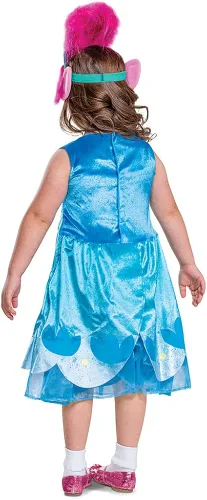Vista 2 de Kids Trolls Poppy Adaptive Costume