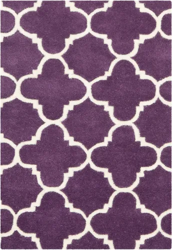 Vista 47 de SAFAVIEH Chatham Collection - Alfombra decorativa de 2 x 3 pies, color negro y marfil, lana cuadriculada enrejada hecha a mano, ideal para zonas
