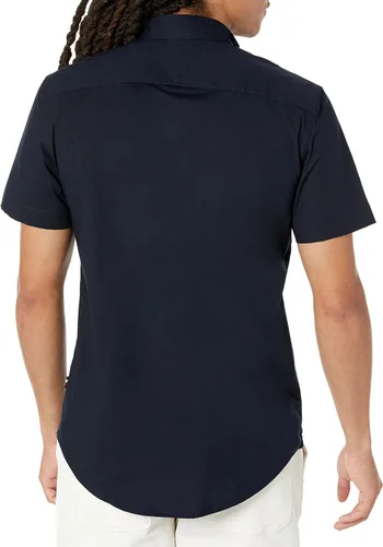 Vista 2 de Tommy Hilfiger Camisa de manga corta de doble rayas para hombre