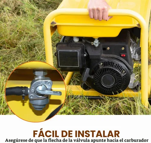 Vista 7 de Hipa Interruptor de válvula de cierre del tanque de combustible 28-1783-V para generador motor tanque de combustible grifo manguera de 1/4 "Equipo
