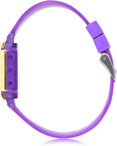 Vista 2 de Accutime Microsoft Minecraft Min4012AZ - Reloj digital para niños, luces LED intermitentes, pantalla LCD, reloj para niñas, correa de plástico