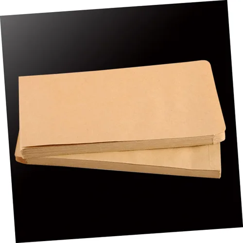 Vista 2 de Sobres de papel Kraft 6.5 in Postal Sizethick 200pcs Diseño retro para eventos