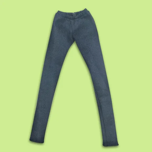 Vista 2 de Gazechimp Pantalones de lápiz coloridos para muñecas de 1/4 para ropa de muñeca BJD, pantalones ajustados, azul
