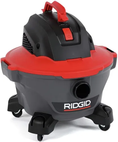 Vista 4 de RIDgid 62698 RT0600 NXT aspiradora mojado/seco de taller de 6 galones con ruedas, motor de 4.25 Pico HP y manguera con bloqueo Pro, gris oscuro