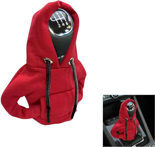 Vista 20 de JOYCOURT - Sudadera con capucha para palanca de cambios de coche, color negro Nylon Fashionable Mini Hoodie Decoration, Cute Gadgets, Universal