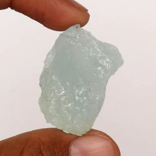 Vista 2 de GEMHUB 98.55 CT Minas de la Tierra 100% Natural Aqua Sky Aguamarina Piedra preciosa suelta áspera Sin calefacción Certificado Aguamarina Piedra