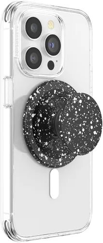 Vista 13 de Agarre para teléfono PopSockets con soporte expansible, agarre adhesivo - aluminio negro