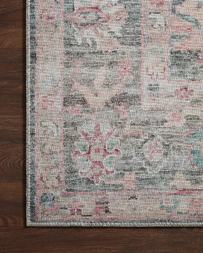 Vista 7 de Loloi Elysium - Alfombra de área de grafito/multi de 7'-6" x 9'-6