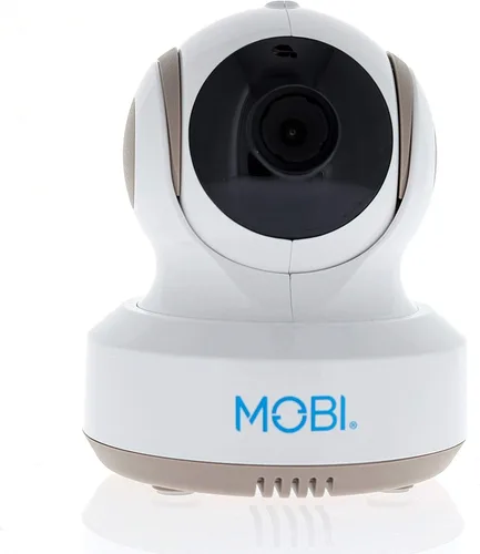 Vista 3 de MOBI MobiCam DXR-M1 - Sistema de monitoreo de bebé con seguimiento automático inteligente, visión nocturna, panorámica e inclinación remota