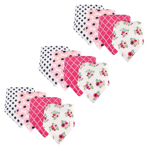 Vista 6 de Hudson Baby Baberos unisex de algodón para bebé, avión, talla única (paquete de 2)