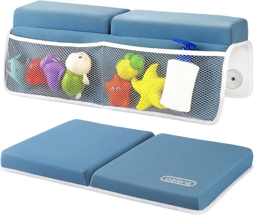 Vista 8 de beiens Juego de rodilleras de baño y coderas - Almohadillas de rodillas de baño gruesas y cómodas de 1.5' para bebé, almohadilla de rodillas suave