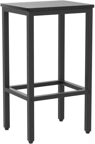 Vista 4 de MAHANCRIS Taburetes de bar, juego de 2 sillas de bar con reposapiés, taburetes de comedor de 2 piezas, 25.8 pulgadas de altura, taburetes de bar