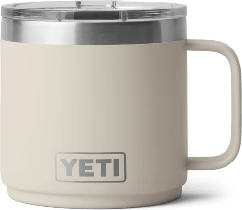 Vista 25 de YETI Rambler - Taza apilable de 14 onzas, aislada al vacío, de acero inoxidable con tapa MagSlider Stackable Violeta ultramar
