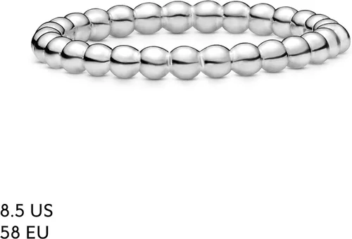 Vista 7 de PANDORA Joyería - Anillo de cuentas - Regalo para ella - Plata de ley, Metal