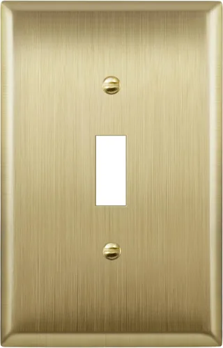Vista 29 de LIDER Placa de Pared de Metal para Interruptor de Luz de Palanca, Cubierta de Interruptor de Acero Inoxidable, Resistente a la Corrosión