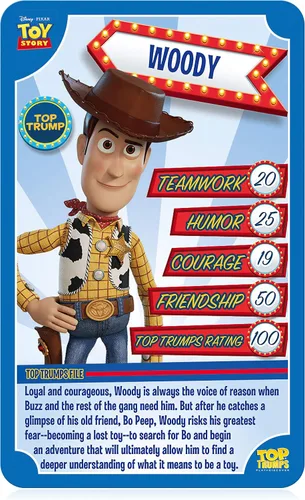 Vista 5 de Top Trumps Juego de cartas Disney Pixar Toy Story – Juegos familiares para niños y adultos – Juegos de aprendizaje – Juegos de cartas para niños