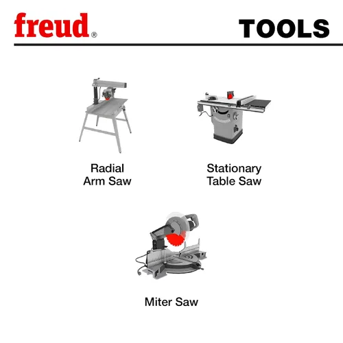 Vista 4 de Freud LU89M012: Hoja de metal de aluminio de 12" de espesor