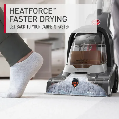 Vista 5 de Hoover PowerDash Pet Advanced - Máquina limpiadora de alfombras compacta con limpieza de superficies elevadas, máquina de champú de alfombras