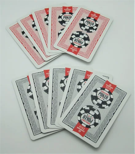 Vista 3 de Copag Juego de 2 mazos auténticos repartidos en WSOP usados de plástico naipes Bridge Standard Index