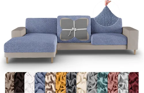 Vista 13 de PAULATO BY GA.I.CO. Funda para Cojín de Sofá - Funda para Cojín de Sofá - Funda para Cojín en T y Cojín Tipo Caja - Protector de Muebles de Sofá