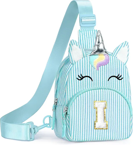 Vista 52 de YOOLIFE Regalos de cumpleaños para niñas y niños, bolsa de unicornio, Azul