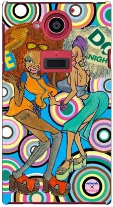 Vista 35 de MSOJ1C-ABWH-151-M827 Cute Dancers, Circle and Yellow Back Design by Artwork/for Xperia J1 Compact D5788/MVNO Smartphone (SIM Free Device)