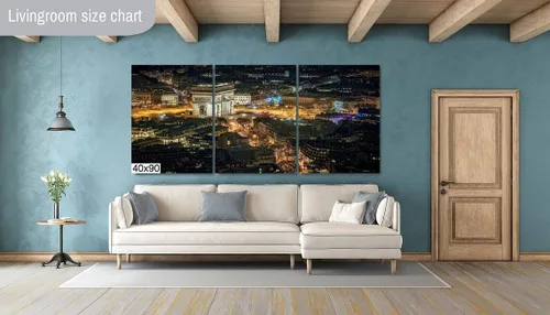 Vista 9 de Arc de Triomphe by Night, Paris, France - Print/Canvas/Acrylic/Metal (Acrylic Print, 16x20 Inches)