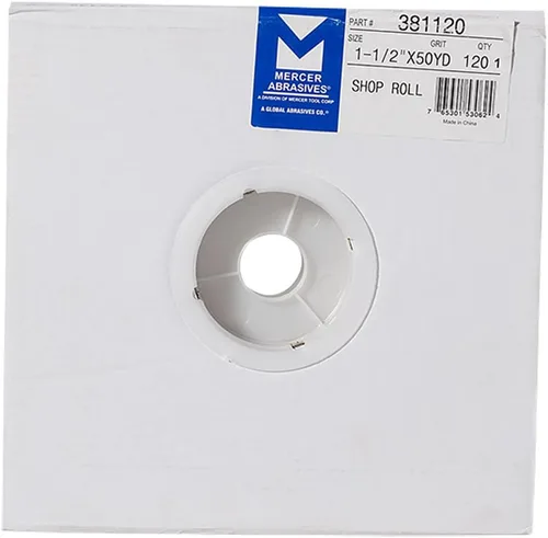 Vista 19 de Mercer Industries 381100 100 rollo de papel de lija.
