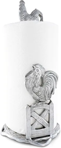 Vista 14 de Arthur Court Designs Fleur-De-Lis - Toallero de papel francés decorativo para encimera, de metal de aluminio en la encimera, 13 pulgadas de alto