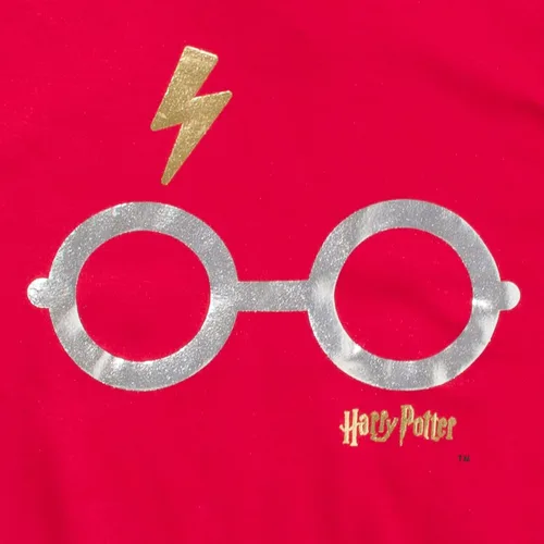 Vista 2 de Harry Potter Sudadera con capucha de vellón para niños pequeños a niños grandes Oro