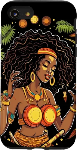 Vista 18 de Funda para iPhone 16 Rasta Reggae Music Cannabis Weed Leaf 420 Rastafarian Women