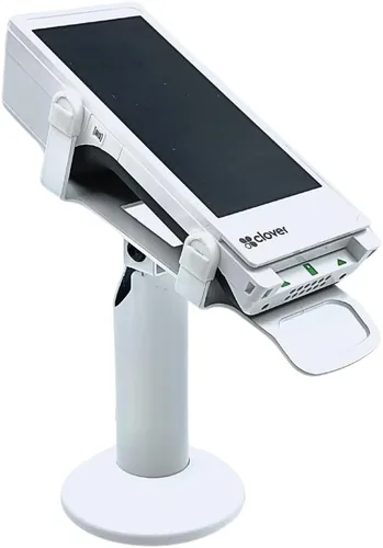 Vista 2 de Clover Flex 3 / Flex 4 Tornillo montado giratorio e inclinable soporte (blanco)