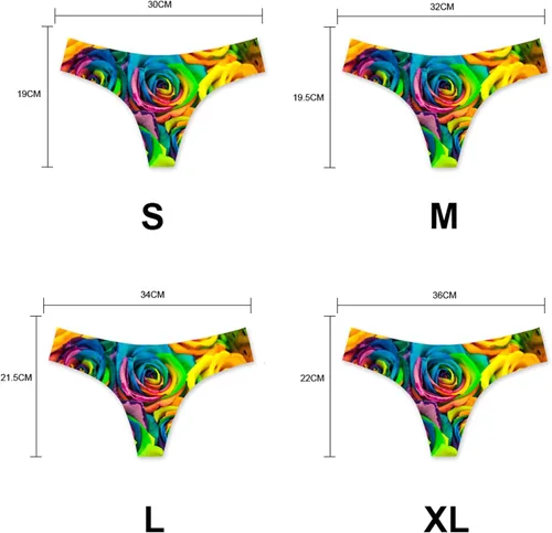 Vista 4 de Coloranimal Sexy 3D Animal Gato Perro Impreso G String Bragas para Mujeres Ropa