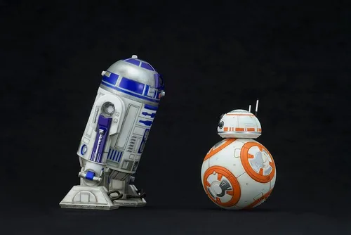 Vista 17 de Kotobukiya ARTFX+ Star Wars The Force Awakens - Película C-3PO R2-D2 con figura BB-8 1/10