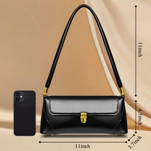 Vista 4 de Bolso de hombro vintage para mujer, monederos para mujer