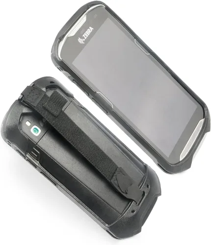 Vista 3 de IYOUBOL Funda protectora para parachoques con correa de mano para Zebra TC51 TC510K TC52 TC56 TC57 Negro