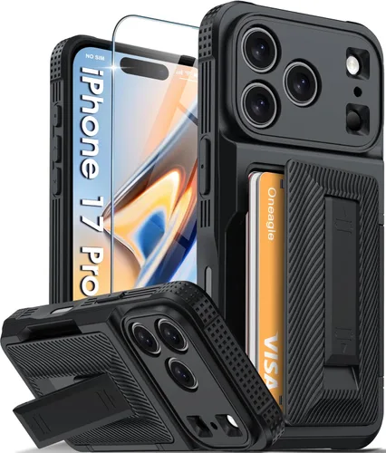 Vista 36 de Oneagle Funda tipo cartera para iPhone 16 Pro Max con tarjetero y soporte