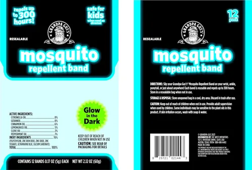 Vista 9 de Grandpa Gus's Pulseras repelentes de mosquitos, bandas repelentes de insectos para niños y adultos, sin DEET, aceites esenciales a base de plantas